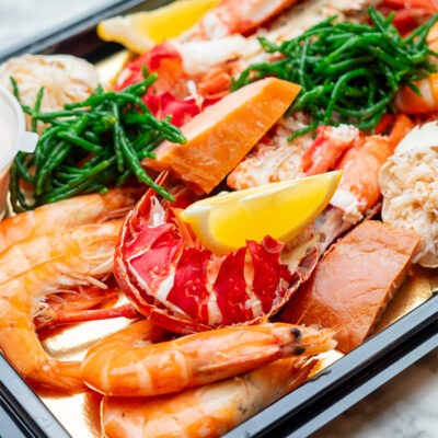 Saltwater Fish Company Lobster Platter provided by 21 at Home