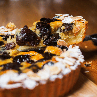 Prune and Armagnac Tart
